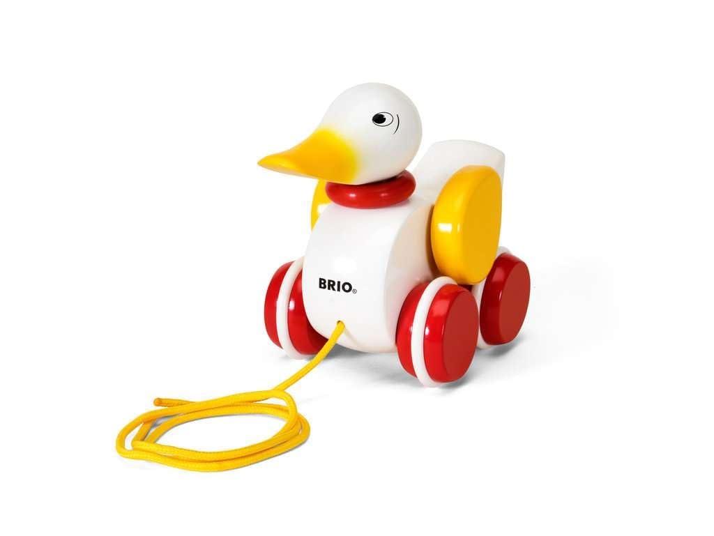 Amazon.co.jp: BRIO 木製レール 知育玩具 プルトイ ダック 対象年齢1歳